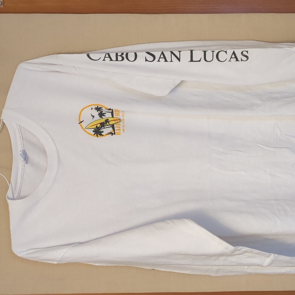 Baja Surf Cabo San Lucas B.C.S. Mexico Vintage Long Sleeve T-Shirt Size XL